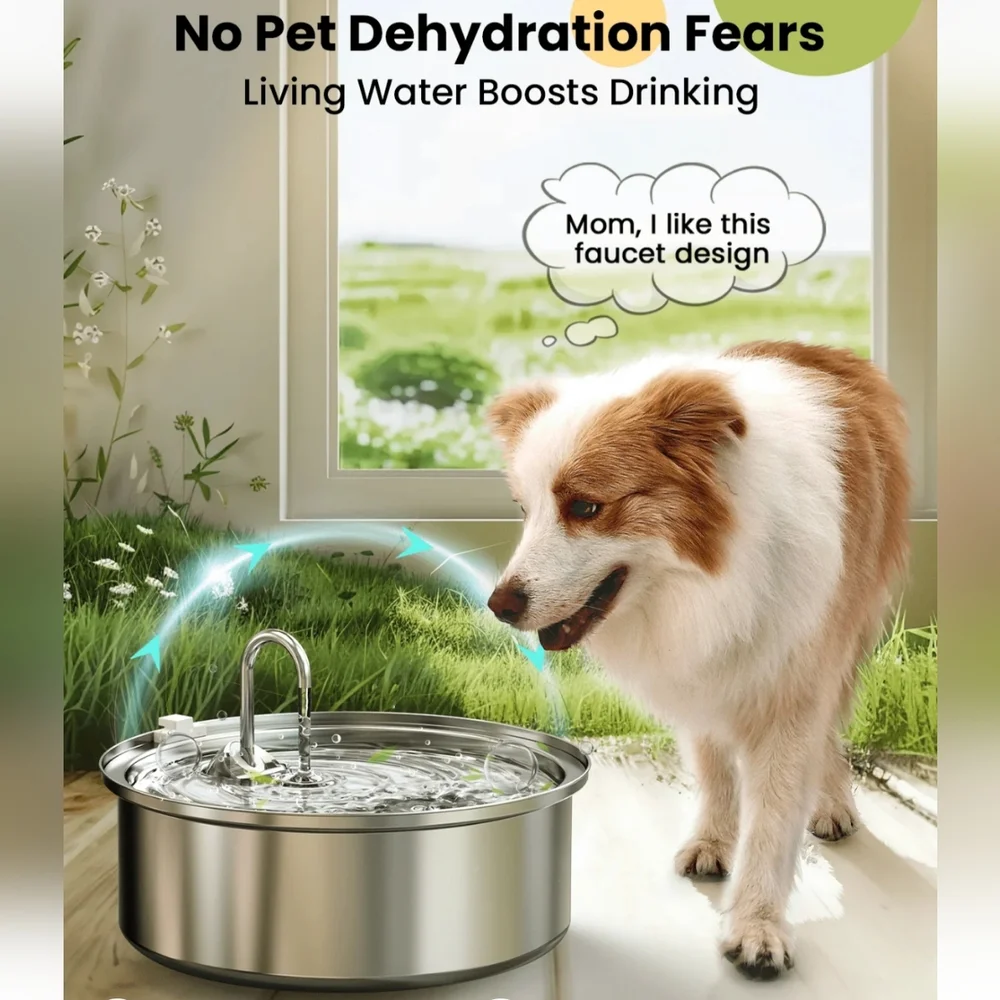 Oneisall Dog Water Fount..
